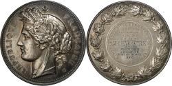 World Coins - France, Medal, Médaille agricole, Oudiné, , Silver