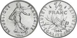 World Coins - Coin, France, Semeuse, 1/2 Franc, 1984, Paris, série FDC, , Nickel