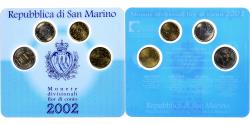 World Coins - San Marino, 20 Cents to 2€, FDC, 2002, Rome,