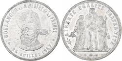 World Coins - France, Boulangiste Medal, Général Boulanger, Hercule, 1887, Tin,