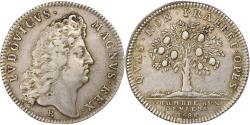 World Coins - France, Token, Louis XIV, Chambre aux Deniers, 1688, Silver,