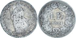 World Coins - Coin, Switzerland, Franc, 1894, Bern, , Silver, KM:24