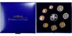 World Coins - France, Coffret 1c. à 15€, Proof, 2009, Monnaie de Paris,