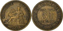 World Coins - Coin, France, Chambre de commerce, 50 Centimes, 1926,