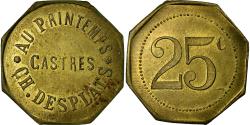 World Coins - Coin, France, Au Printemps, Ch. DESPLATS, Castres, 25 Centimes,