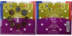 World Coins - France, 1 Cent to 2 Euro, BU, 2007, Monnaie de Paris,