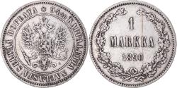 World Coins - Coin, Finland, Alexander III, Markka, 1890, Helsinki, , Silver, KM:3.2