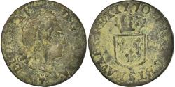 World Coins - Coin, France, Louis XV, Liard à la vieille tête, Liard, 1770, Reims