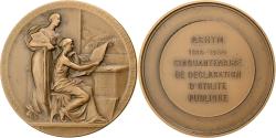 World Coins - France, Medal, Cinquantenaire de Déclaration d'Utilité Publique, 1968, Bronze