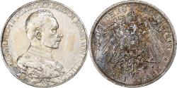 World Coins - German States, PRUSSIA, Wilhelm II, 3 Mark, 1913, Berlin, Silver,