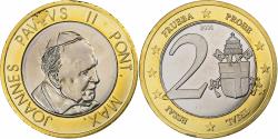 World Coins - Vatican, Token, 2 E, Essai-Trial Jean Paul II, 2005, Bi-Metallic,