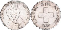 World Coins - Switzerland, 5 Francs, 600e Anniversaire de la bataille de Laupen, 1939, Bern