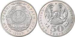 World Coins - Kazakhstan, 50 Tenge, 2007, Kazakhstan Mint, Copper-nickel, , KM:165