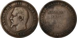 World Coins - France, Token, Napoléon III, Visite de la Chambre de Commerce de Lille, 1854