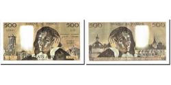 World Coins - France, 500 Francs, 500 F 1968-1993 ''Pascal'', 1971, 1971-08-05, AU(50-53)