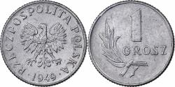World Coins - Poland, Grosz, 1949, Aluminum, , KM:39