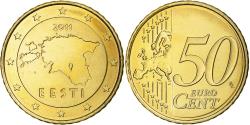 World Coins - Estonia, 50 Euro Cent, 2011, Vantaa, BU, , Nordic gold, KM:66