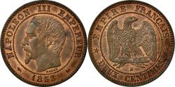 World Coins - Coin, France, Napoleon III, Napoléon III, 2 Centimes, 1853, Rouen,
