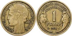 World Coins - France, Morlon, Franc, 1931, , Aluminum-Bronze, KM:885, Gadoury:470