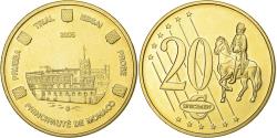 World Coins - Monaco, Medal, 20 C, Essai-Trial, 2005, Cupro-aluminium-nickel,