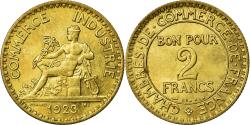 World Coins - Coin, France, Chambre de commerce, 2 Francs, 1923, Paris,