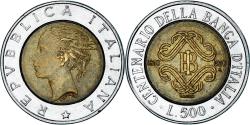 World Coins - Coin, Italy, 500 Lire, 1993, Rome, , Bi-Metallic, KM:160