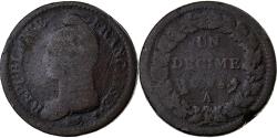 World Coins - France, Decime, Dupré, An 5, Paris, Copper,