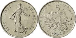 World Coins - Coin, France, Semeuse, 5 Francs, 1984, Paris, , Nickel Clad