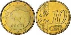 World Coins - Estonia, 10 Centimes, 2011, Vantaa, Nordic gold,
