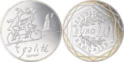 World Coins - France, 10 Euro, Egalité Hiver Sempé, 2014, FDC, , Silver
