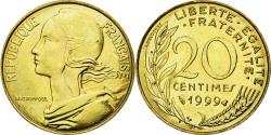 World Coins - Coin, France, Marianne, 20 Centimes, 1999, , Aluminum-Bronze, KM:930