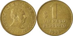 World Coins - Coin, Uruguay, Un Peso Uruguayo, 1998