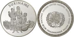 World Coins - France, Medal, Nations Unies, Suriname, Silver,