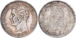 World Coins - France, Charles X, Franc, 1827, Paris, Silver, , Gadoury:450, KM:724.1