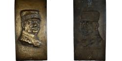 World Coins - France, Medal, Généralissime Joffre, History, Fonte Uniface, , Brass