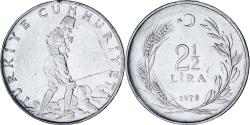 World Coins - Turkey, 2-1/2 Lira, 1978