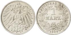World Coins - German States, 1 Mark, 1905, Muldenhütten, German Empire, Silver,