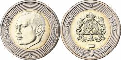 World Coins - Morocco, Mohammed VI, 5 Dirhams, 2002, Paris, Bi-Metallic, , KM:109