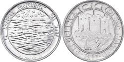 World Coins - Coin, San Marino, 2 Lire, 1977, Rome, FDC, , Aluminum, KM:64