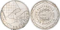 World Coins - France, 10 Euro, Bretagne, 2010, Paris, , Silver, KM:1648