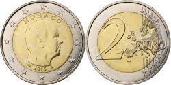 World Coins - Monaco, Albert II, 2 Euro, 2015, Monnaie de Paris, Bi-Metallic,
