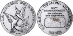 World Coins - France, Medal, 30ème Anniversaire du Retour des Déportés, 1975, Silvered
