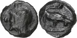 Ancient Coins - Bituriges Cubi, Potin au taureau chargeant, 1st century BC, Potin,