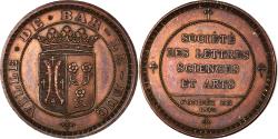World Coins - France, Token, Société des Lettres Sciences et Arts, Bar-le-Duc, 1870,