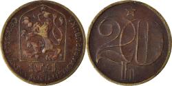World Coins - Coin, Czechoslovakia, 20 Haleru, 1974