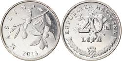 World Coins - Coin, Croatia, 20 Lipa, 2013, , Nickel plated steel, KM:17