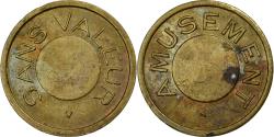 World Coins - France, Token, Amusement, Sans valeur, Brass, Jeu,
