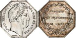 World Coins - France, Token, Louis Philippe I, Chambre de Commerce de Lille, Silver, Dubois