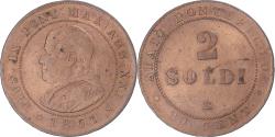 World Coins - Coin, ITALIAN STATES, PAPAL STATES, Pius IX, 2 Soldi, 10 Centesimi, 1867, Roma