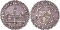 World Coins - United Kingdom, shilling token, Birmingham, 1811, , Silver